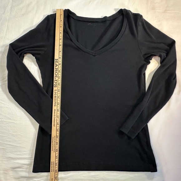Eddie Bauer Black Cotton Long Sleeve T Shirt - M - Picture 7 of 9